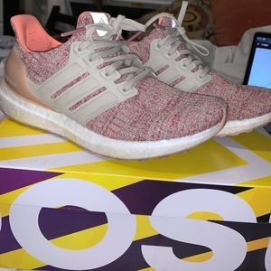 Pink and nude ultraboost